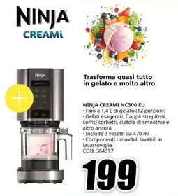 MediaWorld NINJA CREAMI NC300 EU offerta