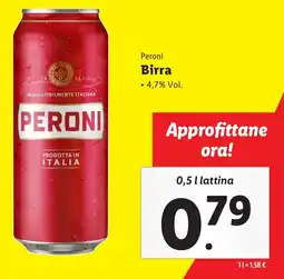 Lidl Peroni Birra offerta