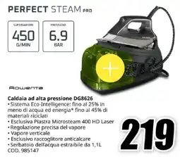 MediaWorld Rowenta Caldaia ad alta pressione DG8626 offerta