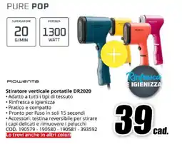 MediaWorld Rowenta Stiratore verticale portatile DR2020 offerta