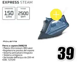 MediaWorld Rowenta Ferro a vapore DW8210 offerta