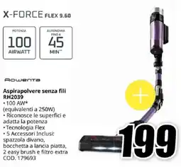 MediaWorld Rowenta Aspirapolvere senza fili RH2039 offerta