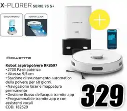 MediaWorld Robot aspirapolvere RR8597 offerta