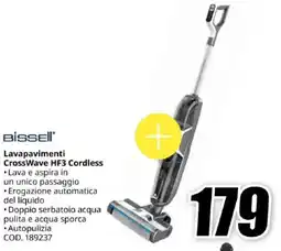 MediaWorld Bissell Lavapavimenti CrossWave HF3 Cordless offerta