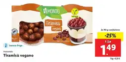 Lidl Tiramisù vegano offerta