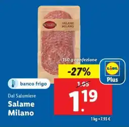 Lidl Salame Milano offerta