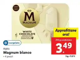 Lidl Magnum bianco offerta