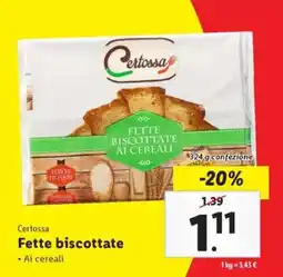 Lidl Fette Biscottate offerta