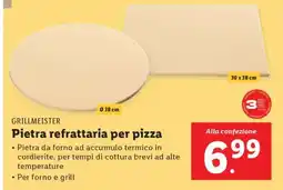 Lidl Pietra refrattaria per pizza offerta