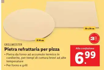 Lidl Pietra refrattaria per pizza offerta