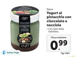 Lidl Yogurt al pistacchio con cioccolato e nocciole offerta