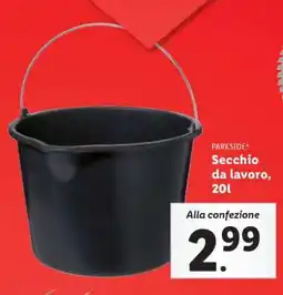Lidl Secchio da lavoro, 20l offerta
