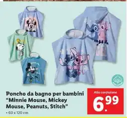 Lidl Poncho da bagno per bambini offerta