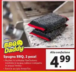 Lidl Spugna BBQ, 2 pezzi offerta