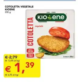 Esselunga COTOLETTA VEGETALE KIOENE offerta