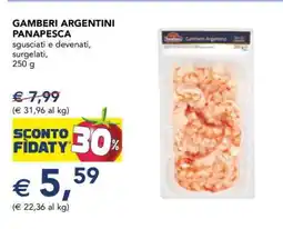 Esselunga Gamberi Argentini Panapesca offerta