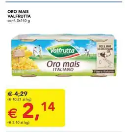 Esselunga ORO MAIS VALFRUTTA offerta