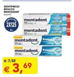 Esselunga Dentifricio Bipacco Mentadent offerta