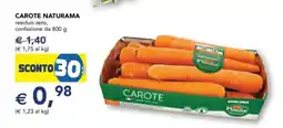 Esselunga CAROTE NATURAMA offerta