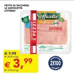 Esselunga Petto di Tacchino Le Sofficette Citterio offerta