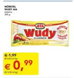 Esselunga WÜRSTEL WUDY AIA offerta
