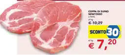 Esselunga Coppa di Suino Senz'Osso offerta