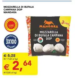 Esselunga Mozzarella di Bufala Campana DOP Mandara offerta