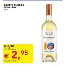Esselunga ORVIETO CLASSICO MONRUBIO offerta