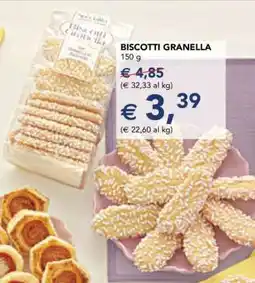 Esselunga BISCOTTI GRANELLA offerta