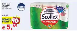 Esselunga CARTA CASA TUTTOFARE SCOTTEX offerta
