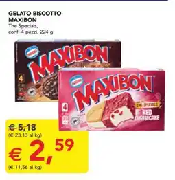 Esselunga GELATO BISCOTTO MAXIBON offerta