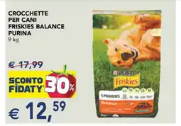 Esselunga Crocchette per Cani Friskies Balance Purina offerta