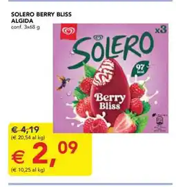 Esselunga SOLERO BERRY BLISS ALGIDA offerta