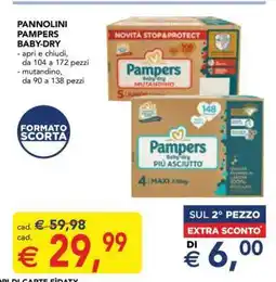Esselunga Pannolini Pampers Baby Dry offerta