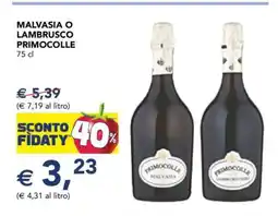 Esselunga MALVASIA O LAMBRUSCO PRIMOCOLLE offerta