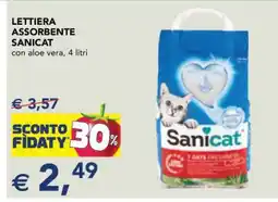 Esselunga LETTIERA ASSORBENTE SANICAT offerta