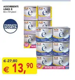 Esselunga ASSORBENTI LINES È offerta