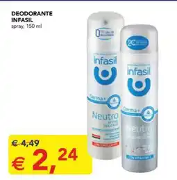 Esselunga Deodorante Infasil offerta