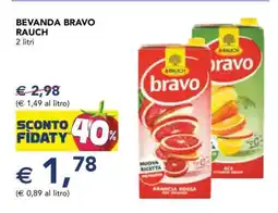 Esselunga Bevanda Bravo Rauch offerta