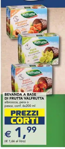 Esselunga BEVANDA A BASE DI FRUTTA VALFRUTTA offerta