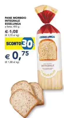 Esselunga PANE MORBIDO INTEGRALE ESSELUNGA offerta