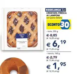 Esselunga Crostata Fresca ai Lamponi offerta