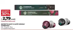 Coop RISTRETTO SHOT O CAFFÈ VERONA STARBUCKS offerta