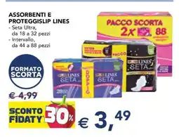 Esselunga Assorbenti e Proteggislip Lines offerta