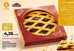 Coop CROSTATA ALLA CONFETTURA EXTRA DI VISCIOLE BANCO DEL GUSTO offerta