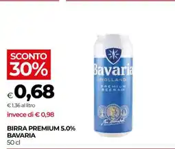 Coop BIRRA PREMIUM 5.0% BAVARIA offerta