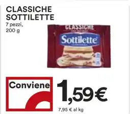 Coop CLASSICHE SOTTILETTE offerta