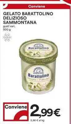 Coop GELATO BARATTOLINO DELIZIOSO SAMMONTANA offerta