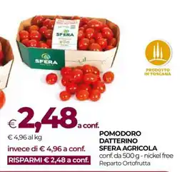 Coop Pomodoro Datterino Sfera Agricola offerta