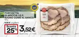 Coop PORCHETTA DI ARICCIA I.G.P offerta